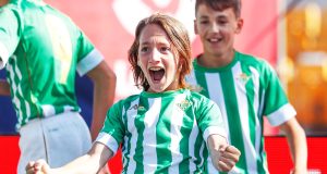 Fer Olmo una perla del fútbol que juega en la cantera del Real Betis Balompié Fer Olmo de la cantera del Betis