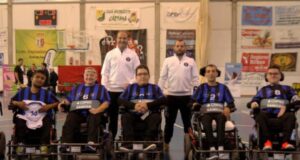 Fútbol en silla de ruedas motorizada (Powerchair Football).