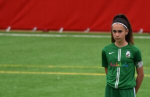 Nerea Cañas, futbolista del Real Jaén, un valor andaluz que crece y avanza adecuadamente