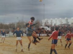Antonio Crespo entró en la historia del Recreativo de Bailén, como autor del primer gol del equipo en Tercera División