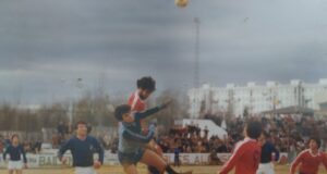 Antonio Crespo entró en la historia del Recreativo de Bailén, como autor del primer gol del equipo en Tercera División