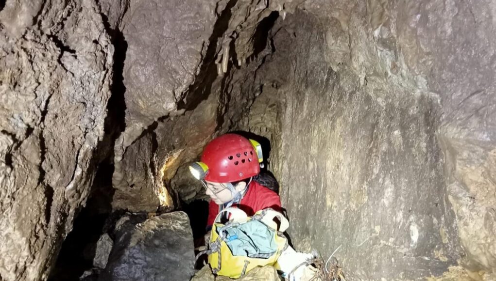 Noelia Majón, joven espeleóloga, con un gran futuro deportivo y científico