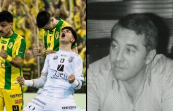 Hugo Montoro Pérez, portero como su abuelo