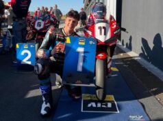 Jesús Torres gana la primera en la V2 Ducati Future Champ Academy y busca un patrocinador que le permita seguir corriendo