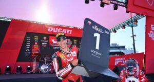 Jesús Torres gana, récord de la vuelta rápida en el “Marco Simoncelli” y lider la V2 de Ducati