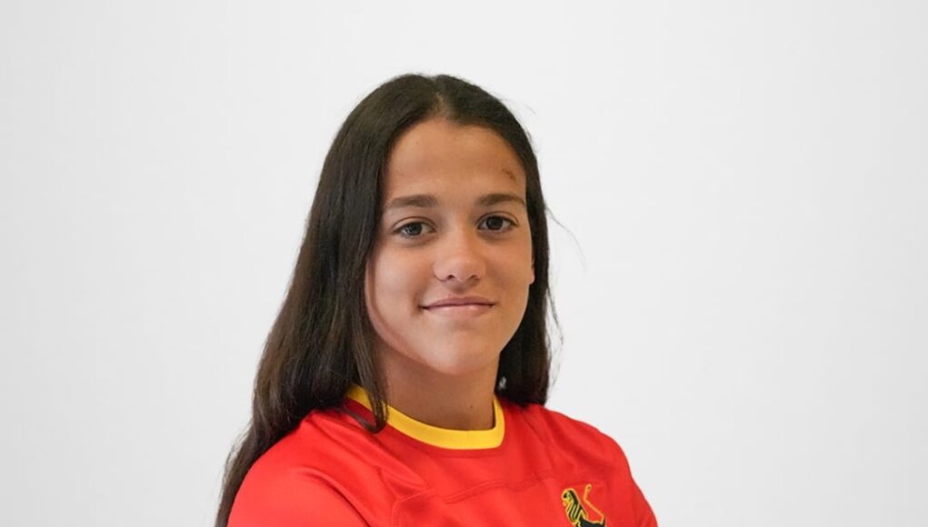 Laura Jiménez al Campeonato de Europa de Rugby M18