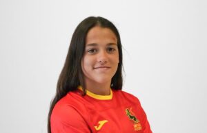 Laura Jiménez al Campeonato de Europa de Rugby M18