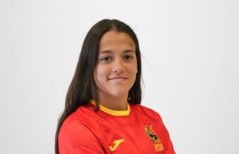 Laura Jiménez al Campeonato de Europa de Rugby M18