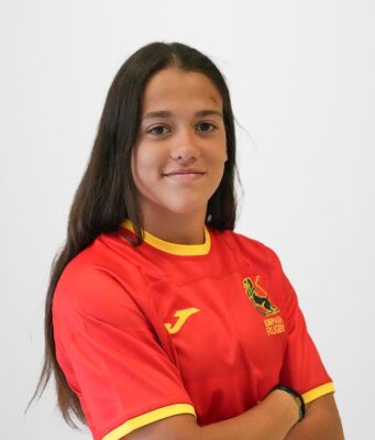 Laura Jiménez al Campeonato de Europa de Rugby M18